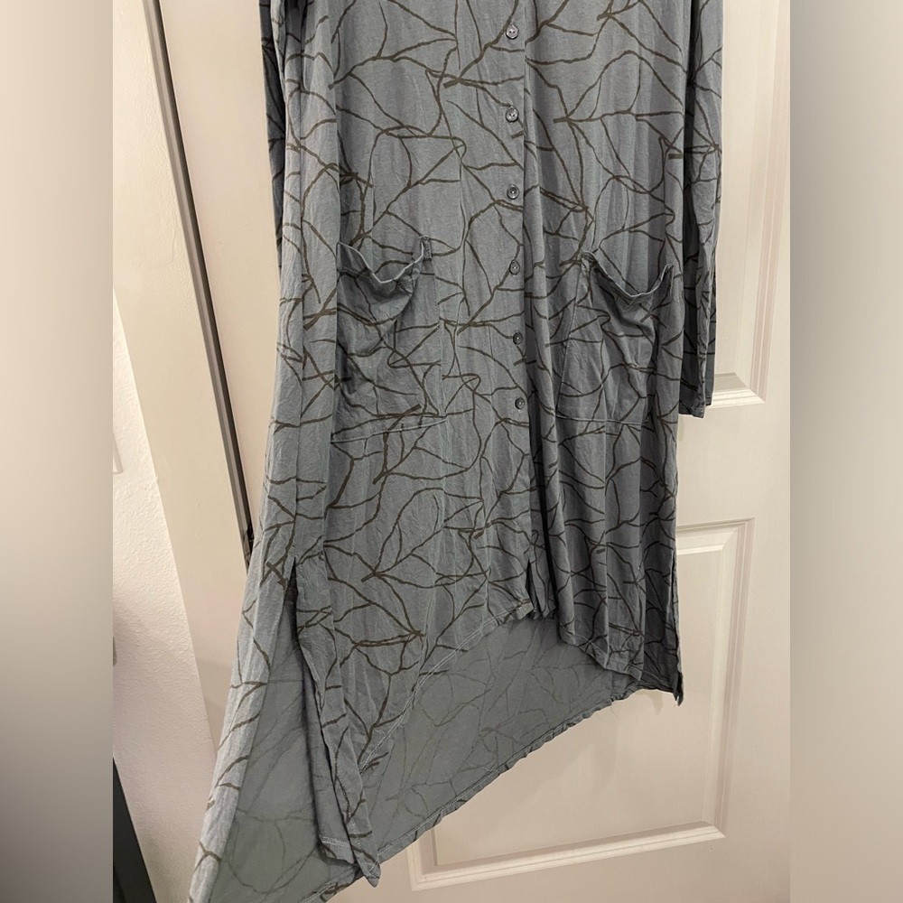 Long Button Down Tunic/Dress - Picture 2 of 6